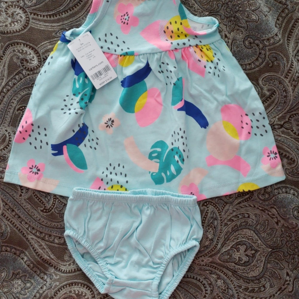 Carter sundress and bottoms